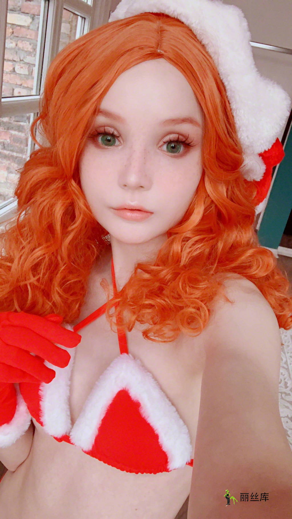 ˹coser RocksyLight Ӱ 2018-12-23 Ginger Xmass Red - selfies_˿